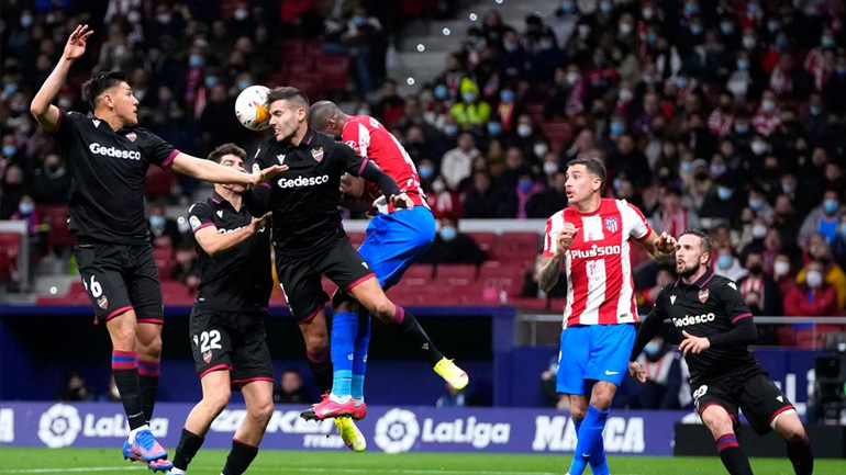 «Σοκ» για την Ατλέτικο, έχασε από την ουραγό Λεβάντε με 1-0