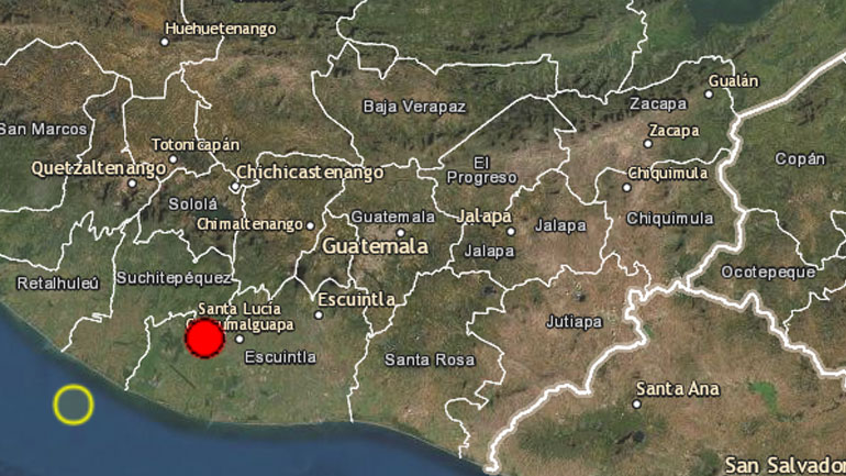 Σεισμός 6 Ρίχτερ στη Γουατεμάλα