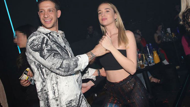 Ηλίας Μπόγδανος: H sexy εμφάνιση της συντρόφου του σε βραδινή τους έξοδο