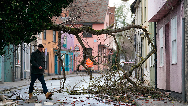 Ολλανδία: Δύο νεκροί από πτώσεις δέντρων λόγω της καταιγίδας Γιούνις