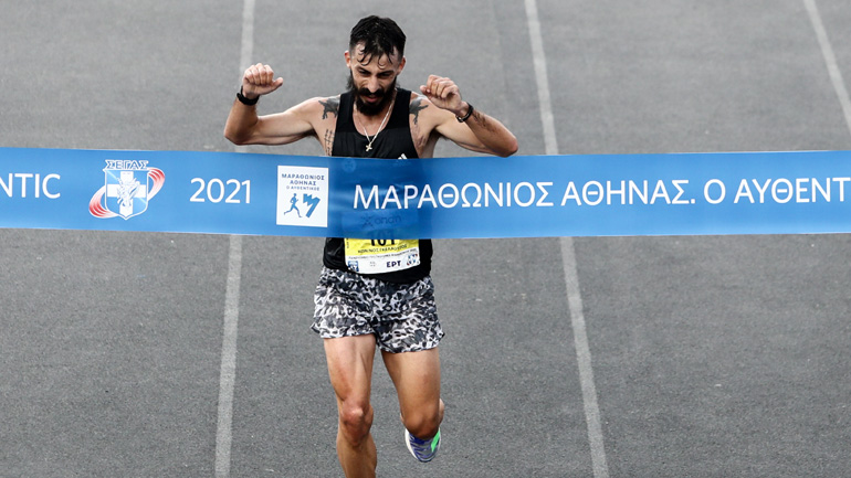 O Kωνσταντίνος Γκελαούζος στο Διεθνή Μαραθώνιο της Ρόδου