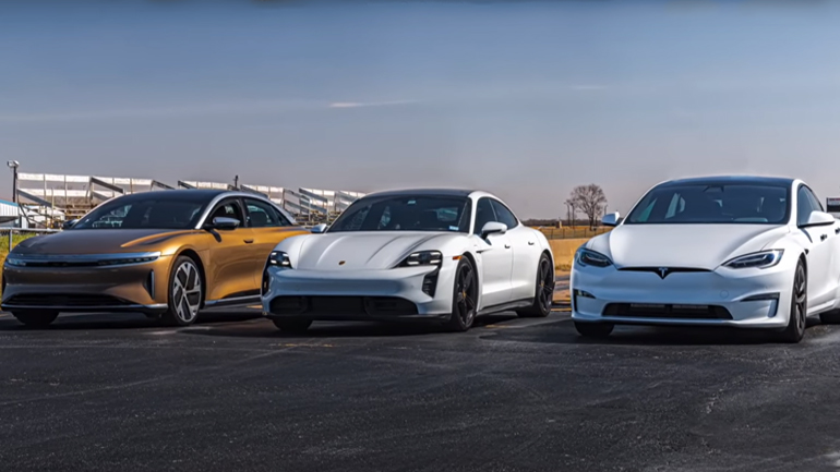 3.000 ίπποι: Η απόλυτη κόντρα με τα τρία γρηγορότερα ηλεκτρικά sedan στον κόσμο