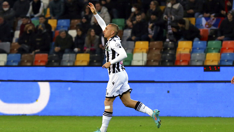 Αήττητη για 5η σερί αγωνιστική η Λάτσιο, 1-1 με την Ουντινέζε