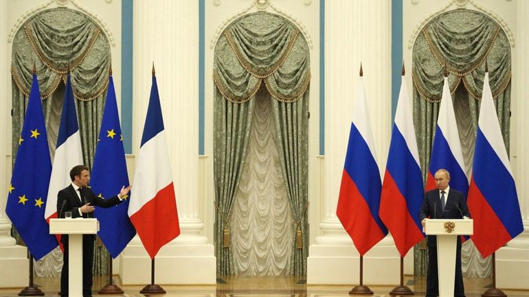 Νέα τηλεφωνική επικοινωνία Μακρόν – Πούτιν για την Ουκρανία