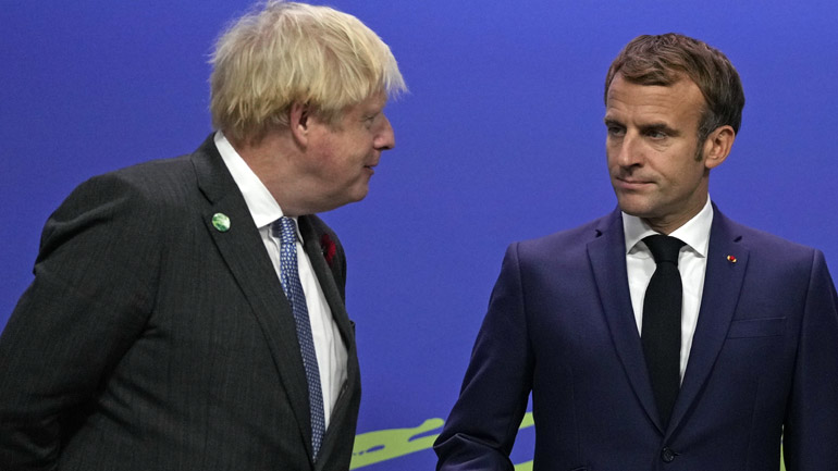 Τηλεφωνική επικοινωνία Τζόνσον – Μακρόν για την κρίση στην Ουκρανία