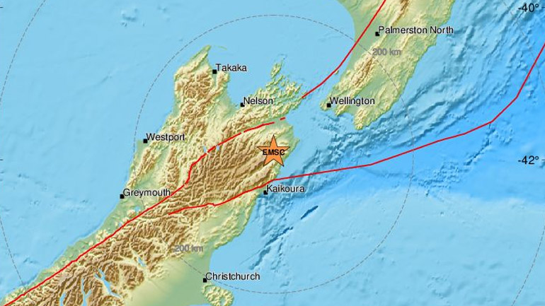 Σεισμική δόνηση 5,6 Ρίχτερ στη Νέα Ζηλανδία