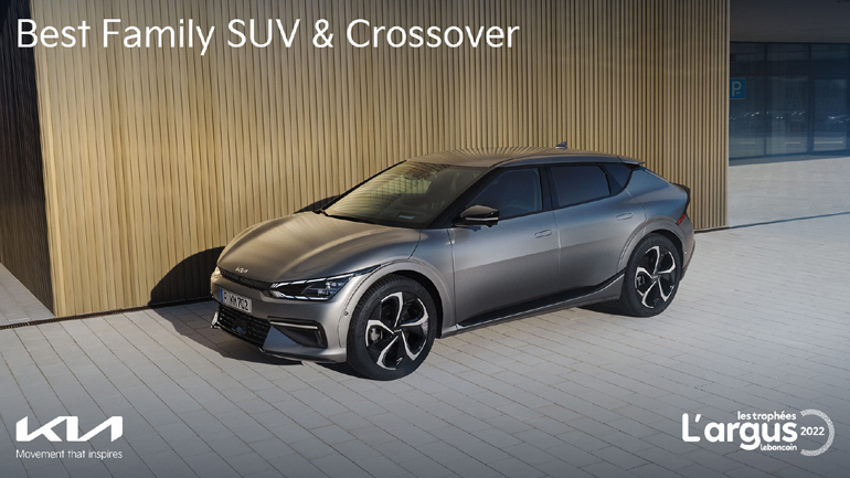 Το νέο Kia EV6  κέρδισε την κατηγορία «Family SUV and Crossover» στο Trophée de L’argus 2022