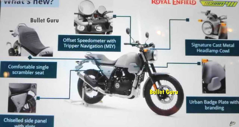 Η μπροσούρα με αρκετές πληροφορίες για το νέο μοντέλο της Enfield.