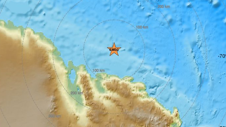 Σεισμός 6,4 Ρίχτερ στην Ανταρκτική