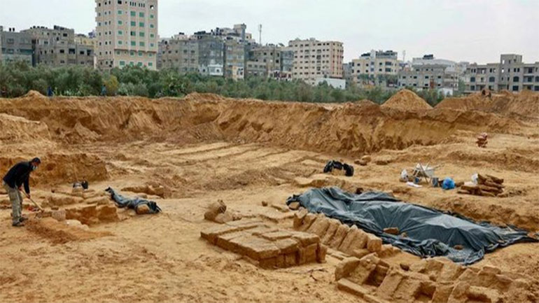 Εργάτες ανακάλυψαν τάφους ρωμαϊκής εποχής σε εργοτάξιο στη Γάζα