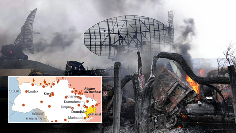 Οι Ρώσοι σφυροκοπούν τις ουκρανικές θέσεις