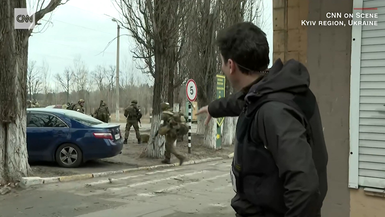 Μια ανάσα από το κέντρο του Κιέβου οι Ρώσοι