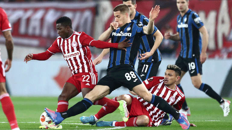 Εκτός Ευρώπης ο Ολυμπιακός, 3-0 η Αταλάντα