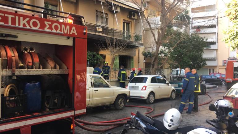 Πυρκαγιά σε διαμέρισμα στην Αθήνα