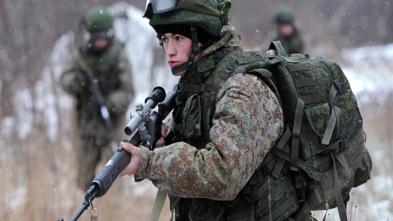 Απόβαση Ρώσων πεζοναυτών στη Μαριούπολη από την Αζοφική Θάλασσα