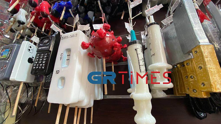 Θεσσαλονίκη: «Ξεπουλάνε» λαμπάδες rapid test, Squid Game και Τiκ-Tok 