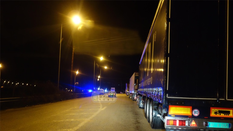 Διακόπτεται η κυκλοφορία των βαρέων οχημάτων στην Εγνατία Οδό από σήμερα το βράδυ ενόψει της κακοκαιρίας Μπιάνκα