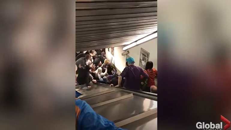 Ρώμη: 24 Ρώσοι φίλαθλοι τραυματίστηκαν στις κυλιόμενες σκάλες του μετρό