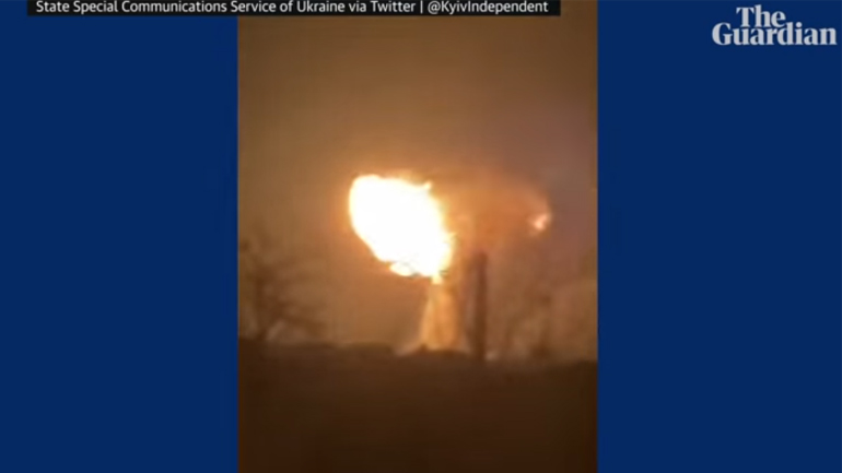 Δείτε το βίντεο του «The Guardian» με τις εκρήξεις σε Βασίλκιβ και Χάρκοβο