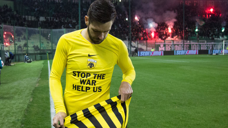 Το μήνυμα του Σάκχοφ πριν το αθηναϊκό ντέρμπι: «Σταματήστε τον πόλεμο, βοηθήστε μας»