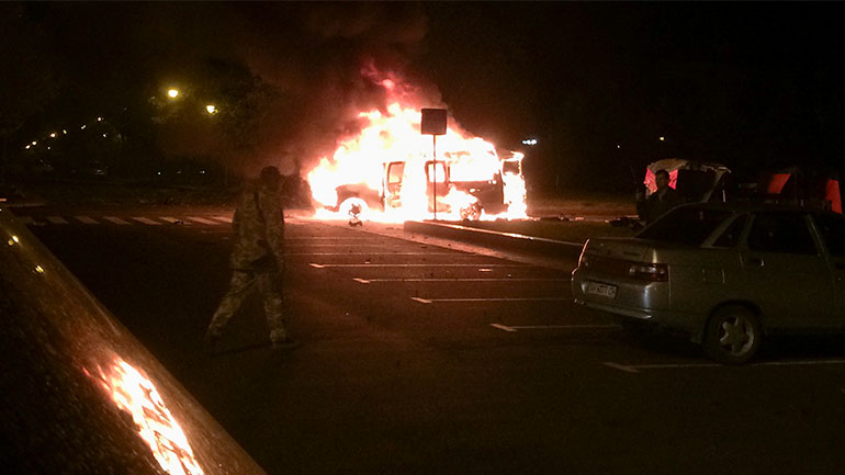 Ισχυρές εκρήξεις στην αεροπορική βάση του Τσουγκέφ