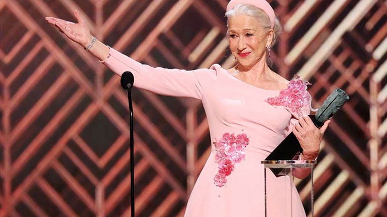 Helen Mirren: Η αναφορά στην Επίδαυρο και τους αρχαίους Έλληνες στα βραβεία SAG