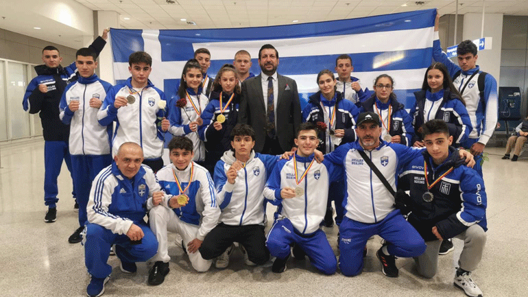 Πυγμαχία: Θριαμβευτές επέστρεψαν οι αθλητές από το διεθνές τουρνουά στη Ρουμανία