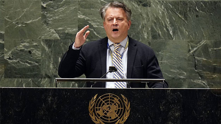 Ο Ουκρανός πρέσβης στον ΟΗΕ διάβασε SMS Ρώσου στρατιώτη στη μητέρα του προτού σκοτωθεί: «Μαμά, φοβάμαι»