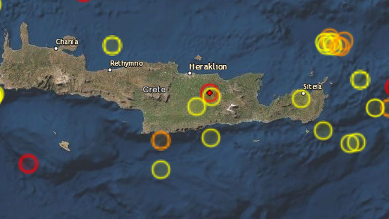 Σεισμός 3,1 Ρίχτερ στην Κρήτη