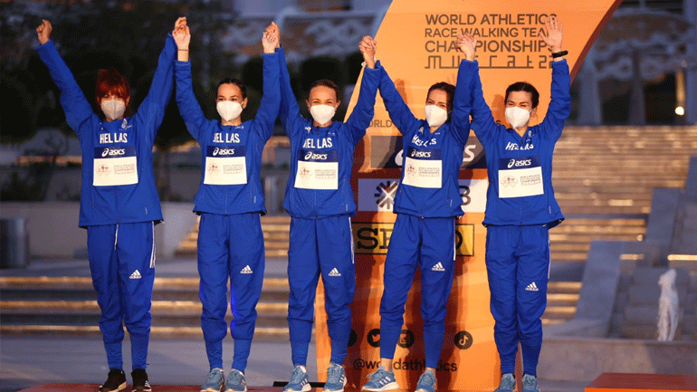 Παγκόσμιο Πρωτάθλημα Ομάδων βάδην: Δεύτερη η Ελλάδα στο ομαδικό 20χλμ. γυναικών, 6η η Ντρισμπιώτη