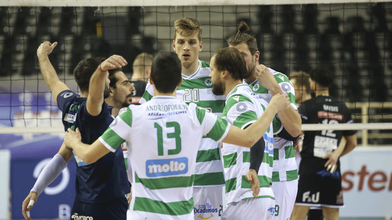 Volley League: «Πράσινο» το ντέρμπι πρωτοπόρων στην Πυλαία, 3-1 ο Παναθηναϊκός τον ΠΑΟΚ