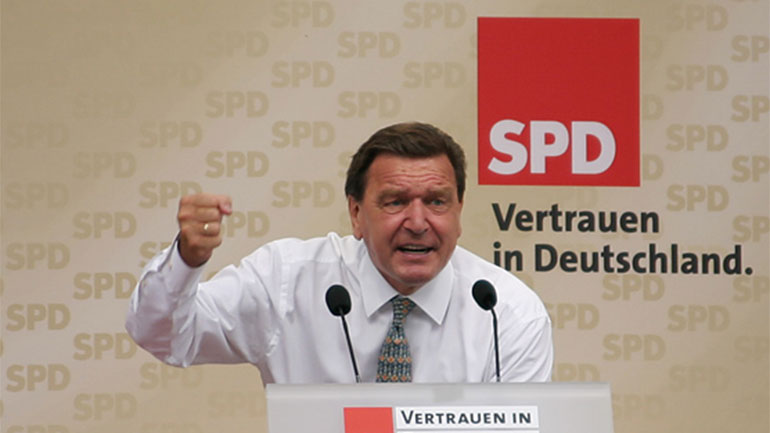 Tο SPD διέγραψε τον Γκέρχαρντ Σρέντερ από τον κατάλογο των «μεγάλων σοσιαλδημοκρατών»