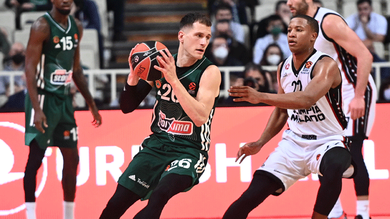 Έχασε στο τέλος ο Παναθηναϊκός, 76-75 η Αρμάνι