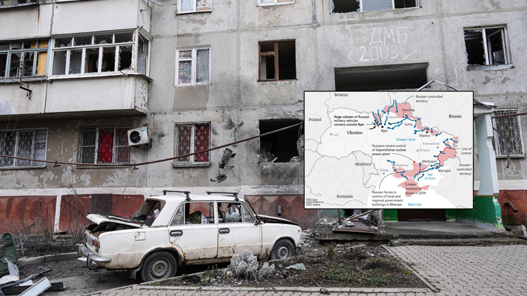 Πολιορκείται από στεριά και θάλασσα η Μαριούπολη