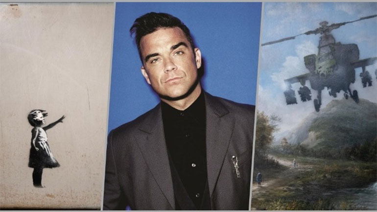 Έργα του Banksy που είχε στη συλλογή του ο Ρόμπι Γουίλιαμς πωλήθηκαν σε δημοπρασία