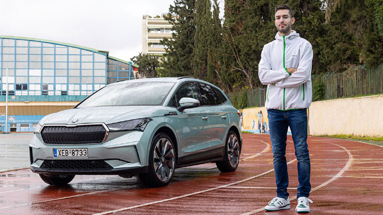 Επίσημος χορηγός του Χρυσού Ολυμπιονίκη Μίλτου Τεντόγλου η Kosmocar-SKODA