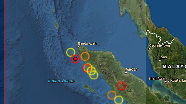 Ινδονησία: Σεισμική δόνηση 5,5 βαθμών έγινε στη Βόρεια Σουμάτρα