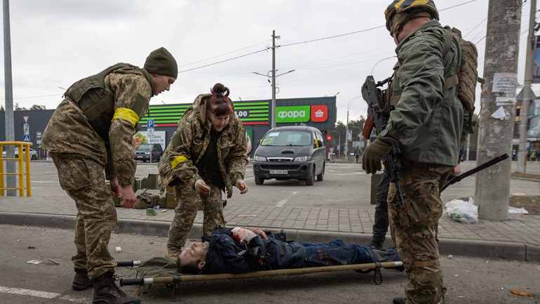 Πέντε τραυματίες από ρωσικά πυρά σε διαδήλωση στη Νόβα Κακχόβκα