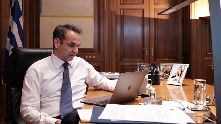 Ο Κ. Μητσοτάκης συμμετείχε σε τηλεδιάσκεψη Ευρωπαίων ηγετών υπό τον Σαρλ Μισέλ