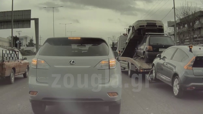 Κλειστή η Αττική για τα φορτηγά – Μεγάλο μποτιλιάρισμα στην άνοδο του Κηφισού