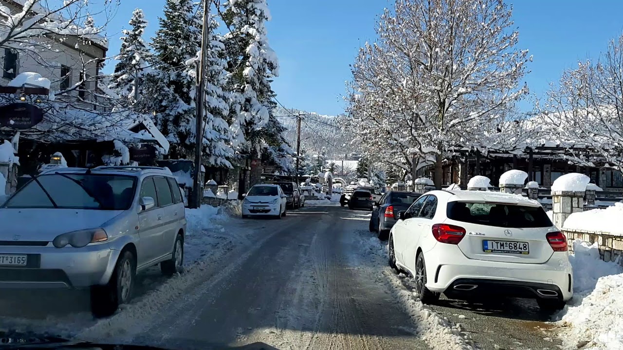 Οι διακοπές κυκλοφορίας λόγω χιονοπτώσεων