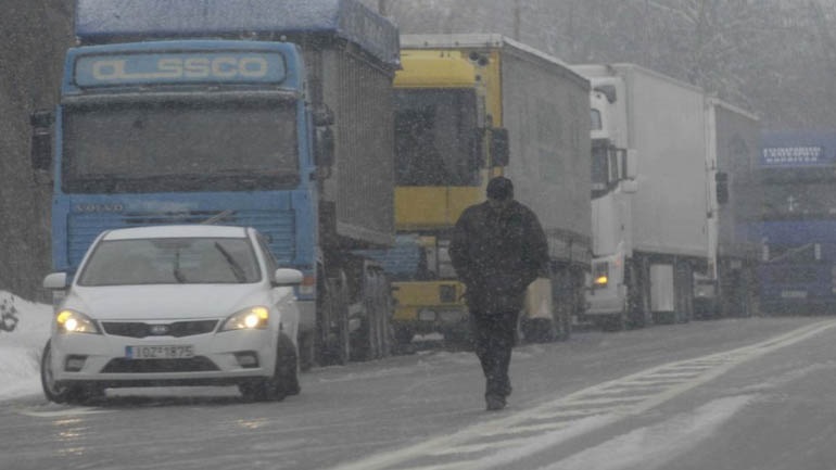 Επετράπη η κυκλοφορία των βαρέων οχημάτων στην Αθηνών-Λαμίας