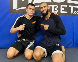 Φωτογραφία από το διάστημα που αγωνίστηκε στο ΜΜΑ