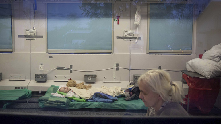 Η Μαδρίτη υποδέχθηκε 25 καρκινοπαθή παιδιά από την Ουκρανία