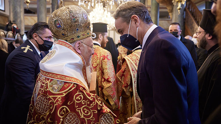 Στο Οικουμενικό Πατριαρχείο ο Κ. Μητσοτάκης