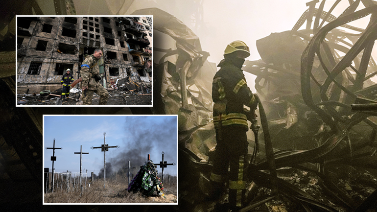 Δεκάδες πυραυλικές επιθέσεις στο Κίεβο