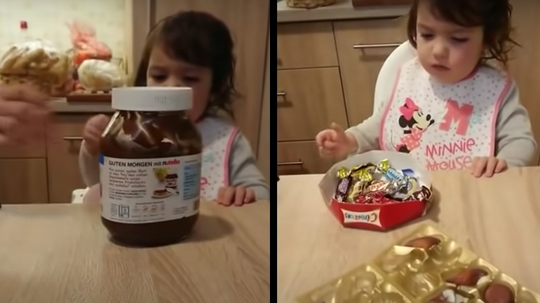 Κοριτσάκι σιχαίνεται τις σοκολάτες και προτιμά το μπρόκολο