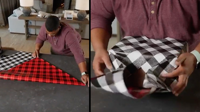 Πώς θα τυλίξετε ένα δώρο χωρίς σελοτέιπ