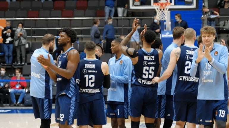 Μπάσκετ: Επέστρεψαν στην Αγία Πετρούπολη πέντε ξένοι παίκτες της Ζενίτ