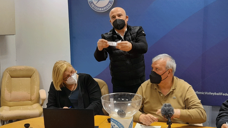 Βόλεϊ ανδρών: ΠΑΟΚ-Ολυμπιακός στον ημιτελικό του Κυπέλλου